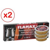 Lot de 2 pâtes à brûler - 2 x 3 x 100 ml