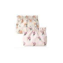 Lot de 2 petites trousses de maquillage pour sac à main, mini sac étanche à fermeture automatique, sans fermeture éclair, pour femmes et filles