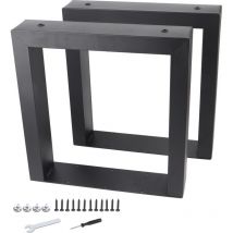 Ineasicer - Lot De 2 Pieds De Table Basse Convient Pour Les Tables d'Appoint Les Tables De Canapé Les Bancs En Bois Diy Les Bureaux Pour Ordinateurs