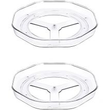 Feiyue - Lot de 2 plateaux à épices rotatifs pour cuisine