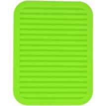 Lot de 2 plateaux en silicone vert pour plaques et casseroles chaudes, coussins chauffants pour plans de travail, tables, supports de casseroles,