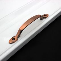 Aiducho - Lot de 2 poignées de porte de grange en fonte - 15,8 cm - Style rustique - Pour portes, portails, clôtures, garage, placard, extérieur et