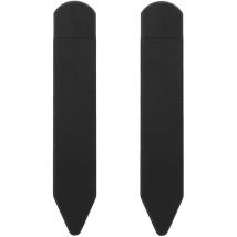 Lot de 2 porte-stylos électroniques multifonctions en tissu élastique pour écran tactile (noir)