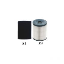 Lot de 2 pré-filtres + 1 Filtre pour centrales Airflow 1600 et Airflow 2100