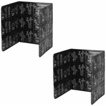 Lot de 2 protections anti-éclats en aluminium pour cuisine - Protection contre les éclaboussures et à gaz