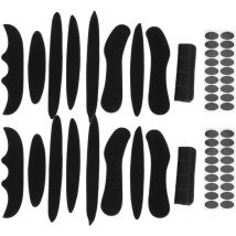 Lot de 2 protège-casques vélo - Revêtement intérieur éponge - Système scratch - vtt et vélo électrique