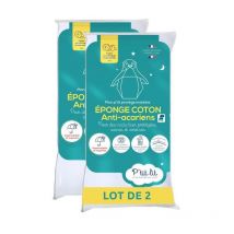 Lot de 2 Proteges Matelas Bébé Anti Acariens - 70x140 cm - Alese Imperméable - Bouclette 100% coton - Absorbant - oeko Tex