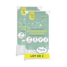 Lot de 2 Proteges Matelas Bébé Bamboo - 70x140 cm - Alese Imperméable - Viscose Douce - Sans traitement chimique