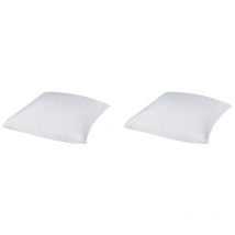 Lot de 2 protèges oreillers molleton imperméable 40x60