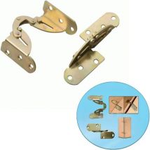 Coocheer - Charnière de porte 2 pcs Charnière multifonctionnelle Table à manger à 180 degrés Charnière pliable cachée Matériel de mobilier de bureau