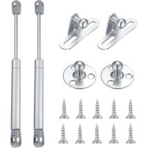Lot de 2 ressorts à gaz, 60 N vérin pneumatique pour meubles, pistons pour portes de cuisine, piston à gaz pour portes, charnière d'armoire, bras