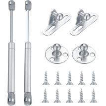 Tonchean - Lot de 2 ressorts à gaz, 60 n vérin pneumatique pour meubles, pistons pour portes de cuisine, piston à gaz pour portes, charnière