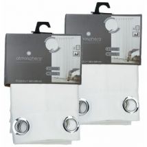 Lot de 2 Rideaux isolants en Polyester