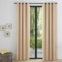 Eclipse Paris - Lot De 2 Rideaux Occultant Thermique Beige 140 X 260 Cm