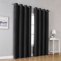 Rideau occultant – 140 x 240 cm – 2 panneaux – Polyester – WAY