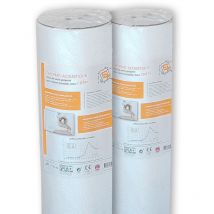 Rénov'lisse - Lot de 2 rouleaux Toile de verre thermo acoustique motif Crépi 500g/m² - 20m²