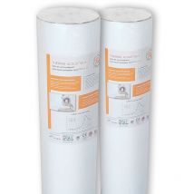 Rénov'lisse - Lot de 2 rouleaux Toile de verre thermo acoustique motif Maille 500g/m² 10m²