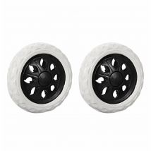 Lot de 2 Roulettes de Rechange pour Chariot de Courses