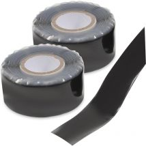 Lot de 2 Ruban De Réparation De Tuyau D'eau Ruban De Réparation De Plombiers Bande Congélateur Bande De Fil Ruban Adhésif En Vinyle Durite
