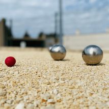 King Matériaux - Lot de 2 sacs de +/- 20 kg - Sable Beige Coloré Stabilisé