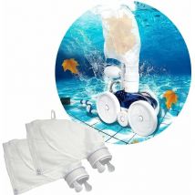Lot de 2 sacs de nettoyage de piscine avec filtre de rechange pour Polaris 280/480,T-Audace, Ensoleillé