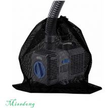 Lot de 2 sacs filtrants pour étang, réutilisables, avec cordon de serrage, sacs de filtration, chaussettes de filtration pour bassin de bassin