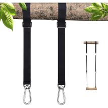 Lot De 2 Sangles De Suspension Pour Balançoire D'Arbre, Sangles De Suspension Pour Balançoire D'Arbre, Connexion Parfaite Entre La Balançoire Et Le 
