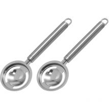 Lot de 2 séparateurs d'œufs, filtre pour jaune d'œuf et blanc, tamis à œufs, fournitures de cuisine
