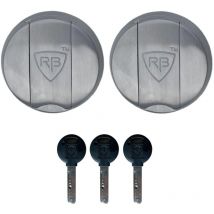 Rb Locks - Lot de 2 Serrures 1 point arcalod
