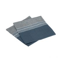 Lot de 2 Serviettes de Table 'Dolly' 40x40cm Bleu Canard