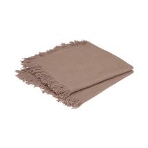 Lot de 2 Serviettes de Table "Maha" 40x40cm Gris