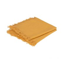 Lot de 2 Serviettes de Table "Maha" 40x40cm Jaune