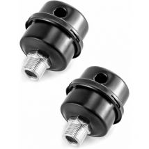 Arnault - Lot de 2 Silencieux pour Compresseur d'Air , silencieux de filtre d'admission de compresseur d'air en métal, 1/2 pt 20mm