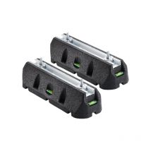 Lot de 2 supports de sol anti-vibrations rubber 'eco' - 400 x 130 x 95 mm Arcanaute