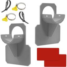 Lot de 2 Supports de Tuyau pour Piscine - Accessoires de Tuyau de Piscine avec Anti-Perforation, Anti-déchirure, Anti-Traction (30-37 mm)