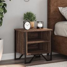 Maisonchic - Lot de 2 Tables de chevet, Tables d'appoint, Tables de nuit chêne marron 40x30x40cm bois d'ingénierie FR551517 Maison Chic