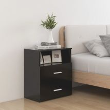 Maisonchic - Lot de 2 Tables de chevet, Tables d'appoint, Tables de nuit Noir 50x32x60 cm TOGP84328 Maison Chic