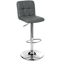 Atmosphera Créateur D'intérieur - Lot de 2 chaises de bar Delek gris