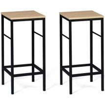 Idmarket - Lot de 2 tabourets de bar detroit design industriel