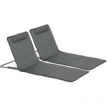 Lot de 2 tapis de plage ford gris
