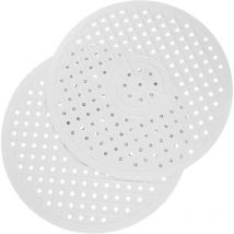 Cyslmuk - Lot de 2 tapis de protection d'évier ronds en caoutchouc pour évier de cuisine, pour fond de cuisine, évier en porcelaine de ferme, drain