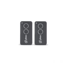 V2 Electronica - V2 phox 2 Contrat 47 - Lot de 2 télécommandes 2 boutons Pour portails et garages - Rolling Code - 433,92 MHz - Compatible wally /