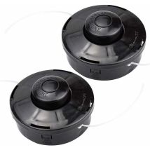 Lot De 2 Tête De Débroussailleuse Universelle Nylon Bobine De Rechange De Tondeuse Débroussailleuse Tête De Coupe M10 X 1,25 Pour Débroussailleuse 