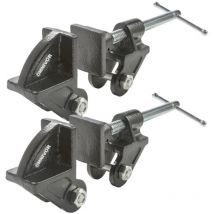 Omnivor - Lot de 2 Têtes de Dormant avec Mâchoires 40 mm pour Support Epaisseur 27 mm