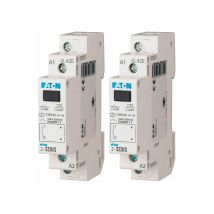 Eaton - Lot de 2 télérupteurs 16A, 230AC, 1 f, 50Hz, 1 module