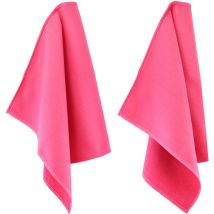 Lot de 2 torchons cuisine nid d'abeille pure kitchen waffle