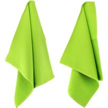 Lot de 2 torchons cuisine nid d'abeille PURE KITCHEN WAFFLE
