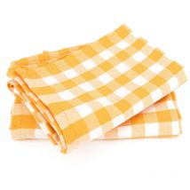 Lot de 2 torchons cuisine toile squares vichy 50x70 cm