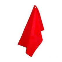 Lot de 2 Torchons de Cuisine "Coton" 70cm Rouge
