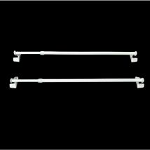 Lot de 2 Tringle à rideaux autobloquante sans perçage Fix'vit Longueur extensible, spécial fenêtre pvc / Alu / Bois - Extensible de 80 à 120 cm